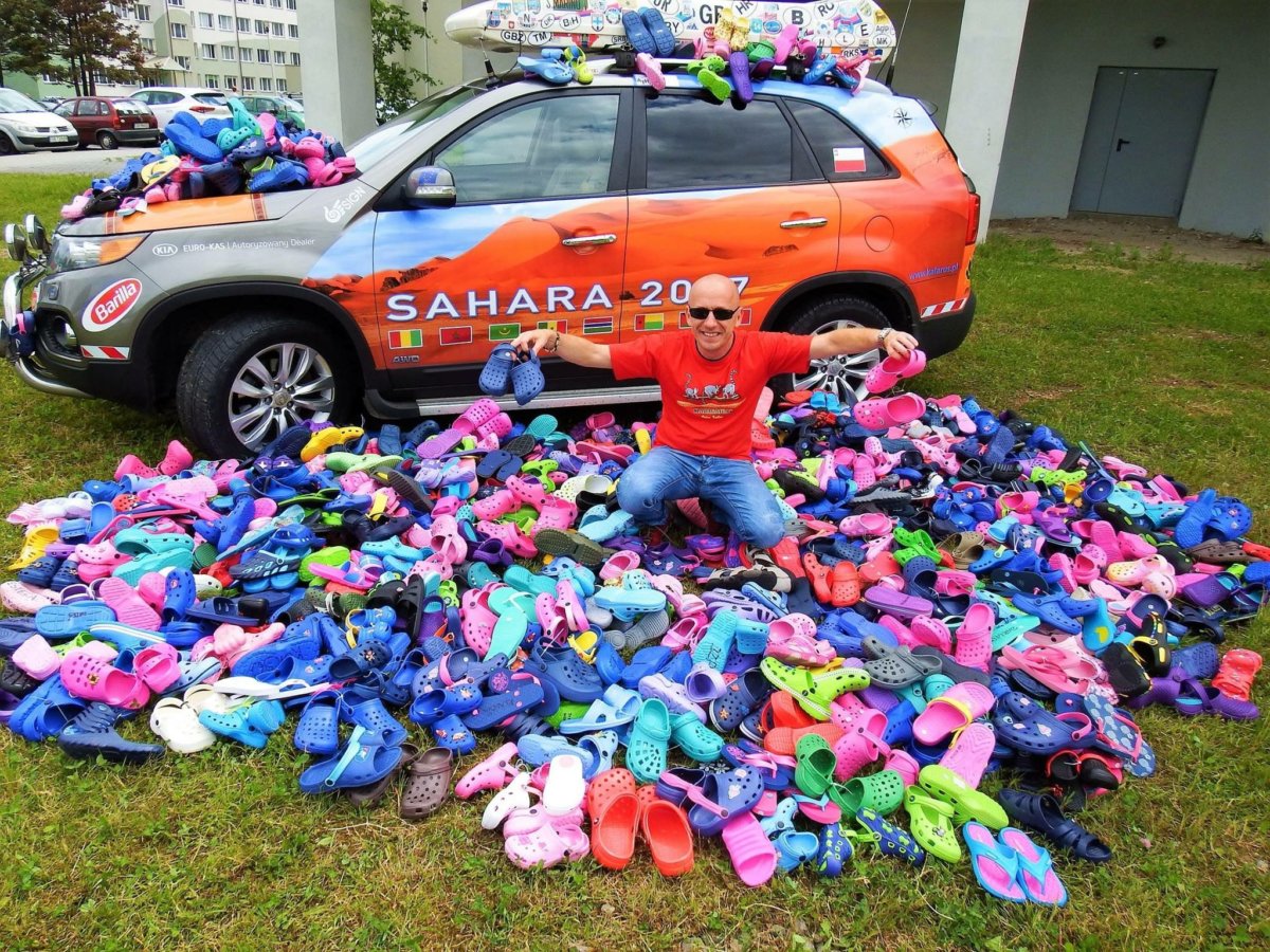 Nasza szkoła ambasadorem akcji „Klapki dla Gambii”