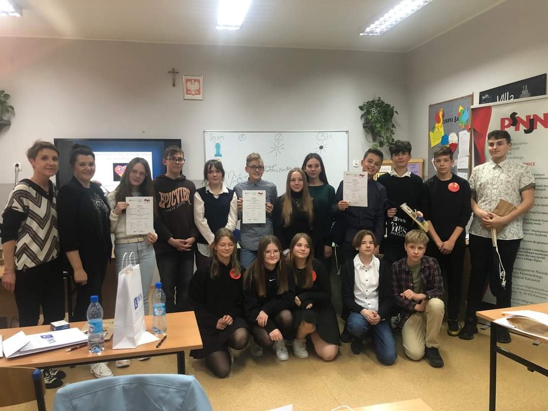 II miejsce w konkursie ,, Deutsch-Land, czyli wędrówka po landach”