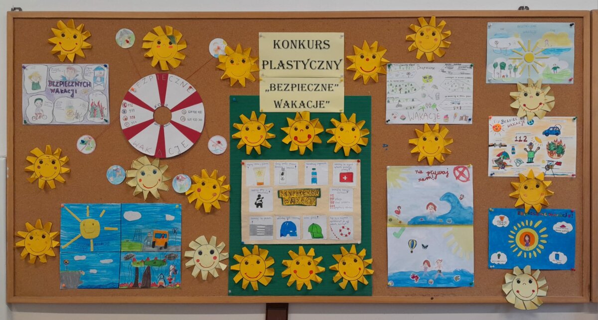 Świetlicowy konkurs „Bezpieczne wakacje”