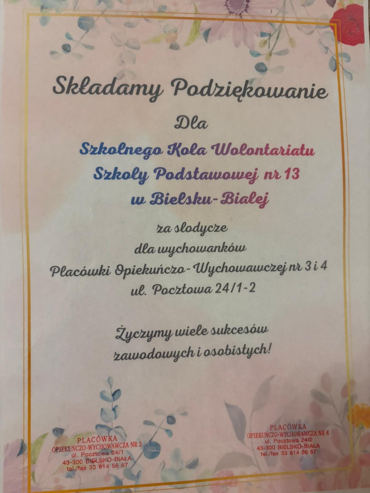 Zbiórka „Podziel się czymś słodkim, kolego”